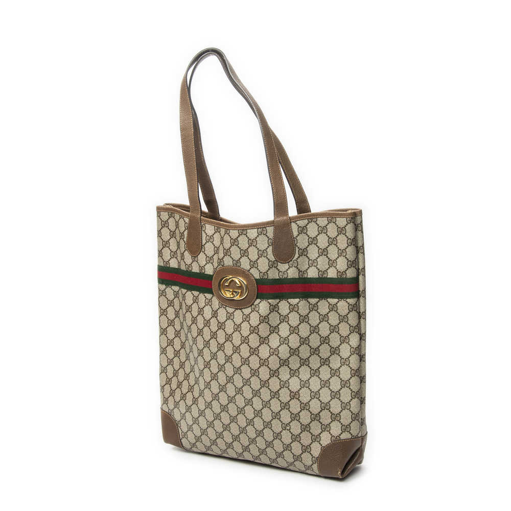 Gucci Vintage Web Vertical Tote - Picture 2 of 10